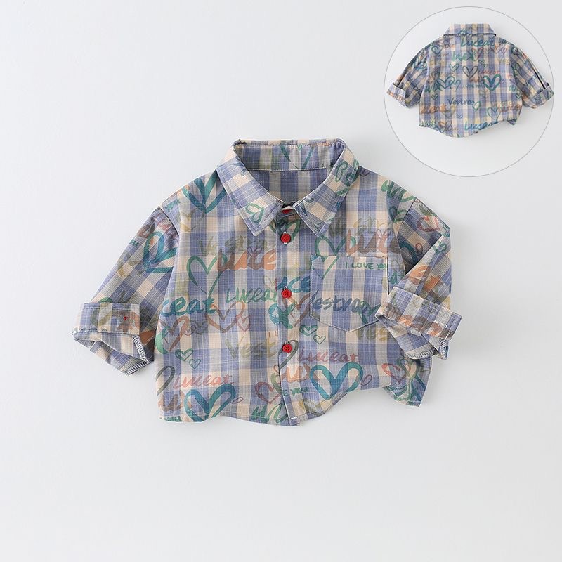 Baby Clothing Drawing - Baby Girls Boys Blouses Toddler Grid