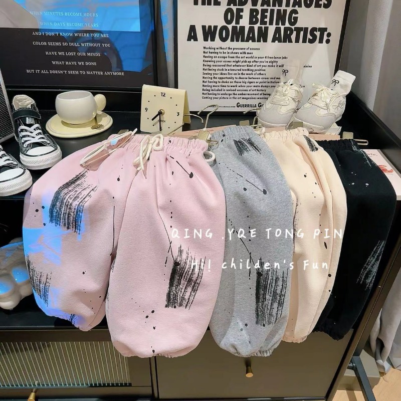 Kids Trousers Autumn New Style - Baby Clothing Drawing 评论和价格