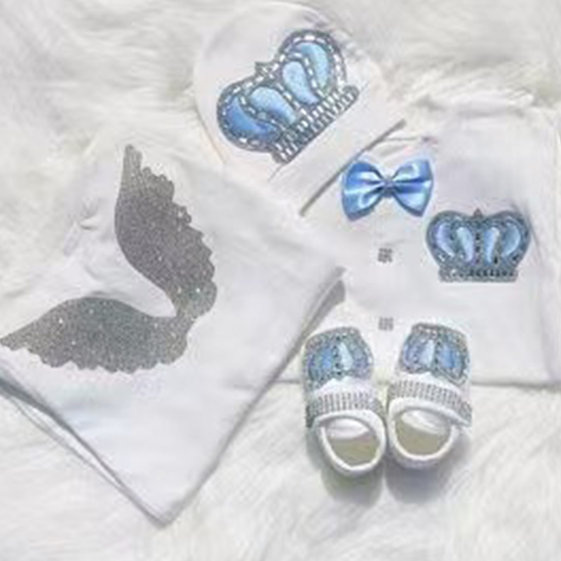 4pcs Welcome Home Romper Baby  - Baby Clothing Names 评论和价格