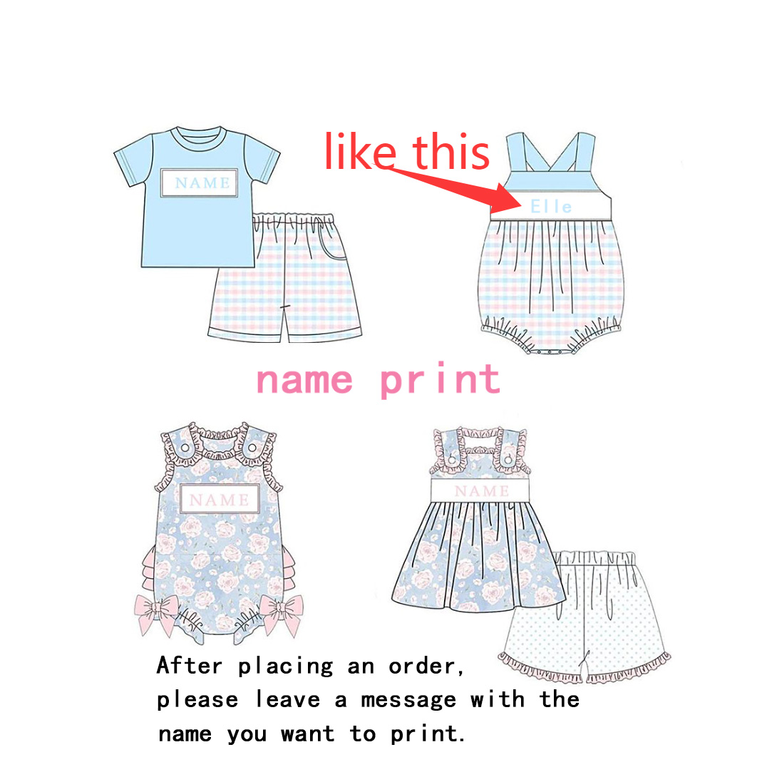 Custom Design Children Matchin - Baby Clothing Names 评论和价格