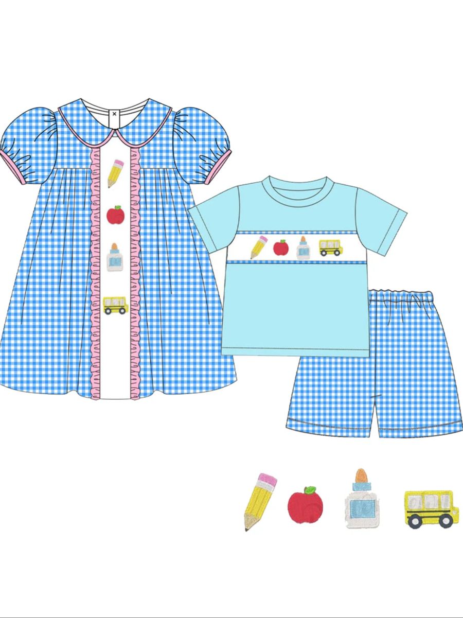 Custom Design Children Matchin - Baby Clothing Names 评论和价格