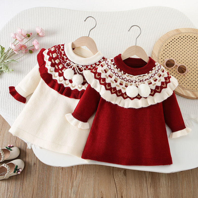 Girls Knitted Dresses Spring A - Baby Clothing Line 评论和价格