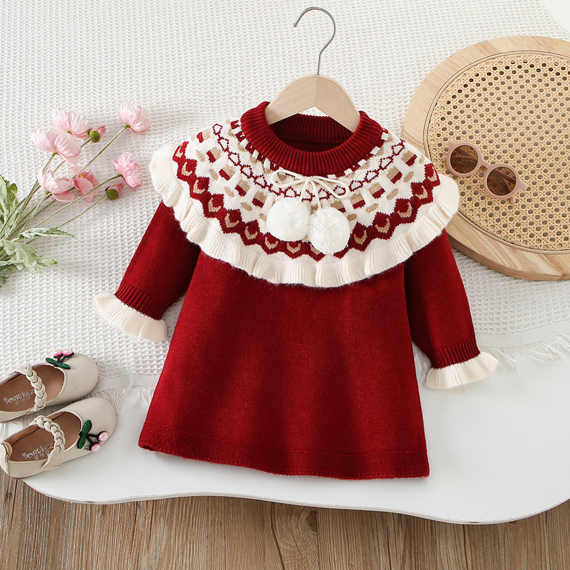 Girls Knitted Dresses Spring A - Baby Clothing Line 评论和价格