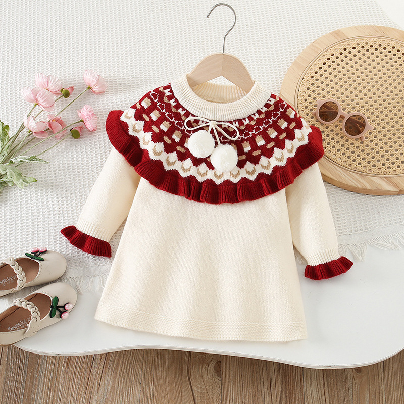 Girls Knitted Dresses Spring A - Baby Clothing Line 评论和价格