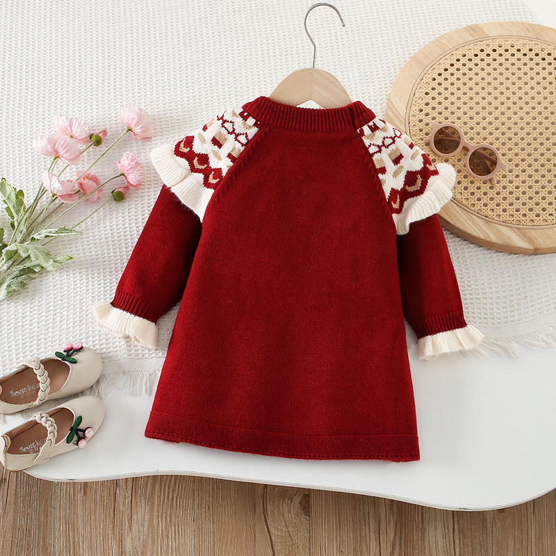 Girls Knitted Dresses Spring A - Baby Clothing Line 评论和价格