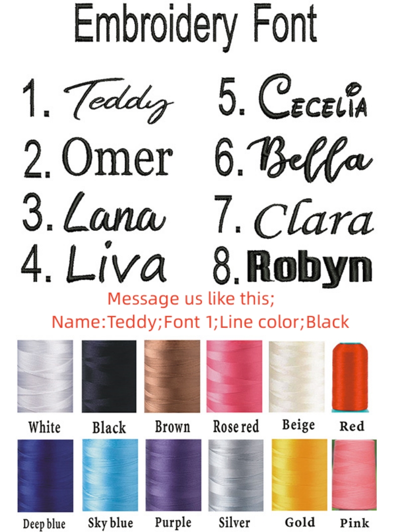 Personalised Embroidery Childr - Baby Clothing Names 评论和价格