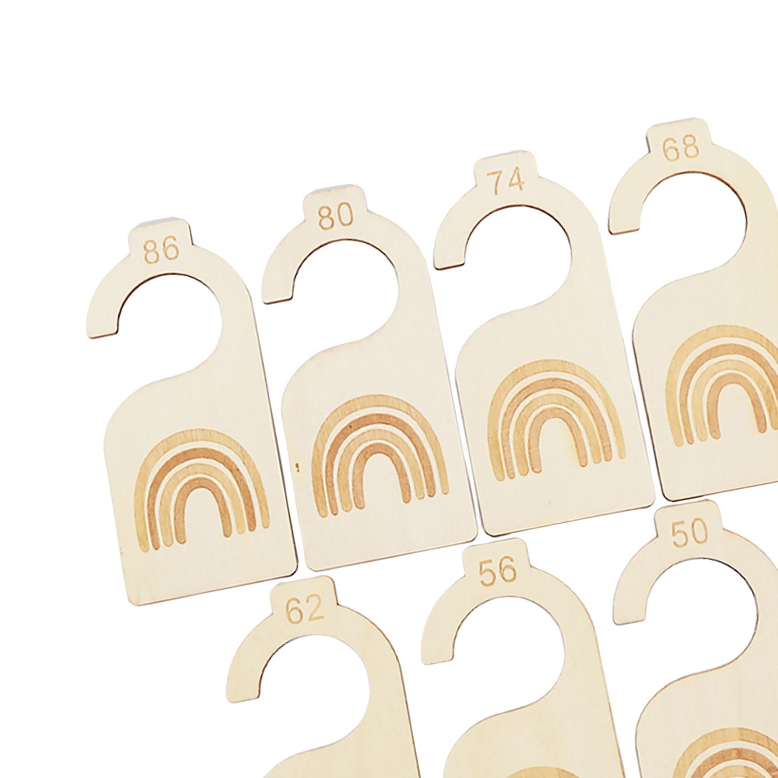 7x Baby Clothes Size Hanger Or - Baby Clothing Hanger Dividers 评论和价格