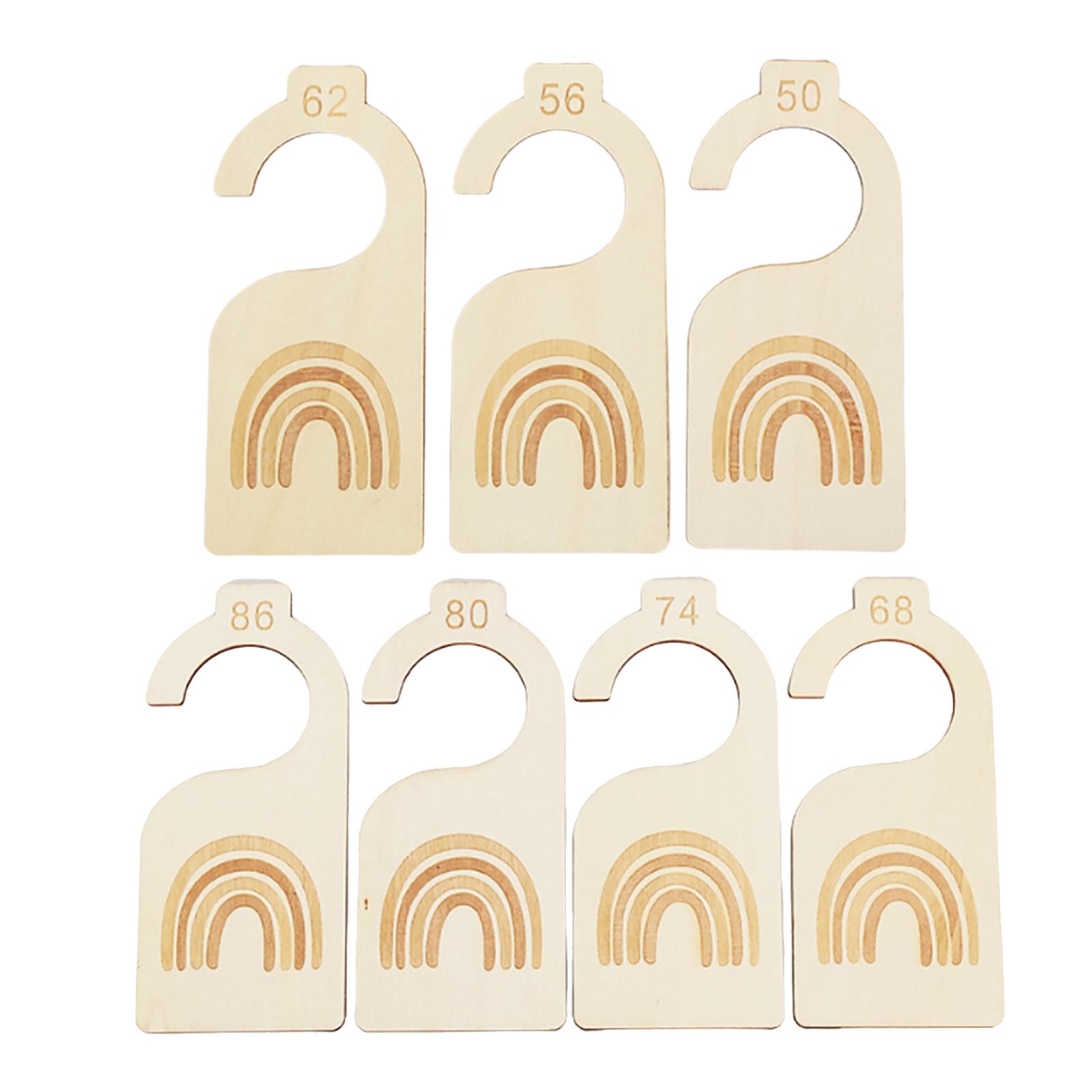 7x Baby Clothes Size Hanger Or - Baby Clothing Hanger Dividers 评论和价格