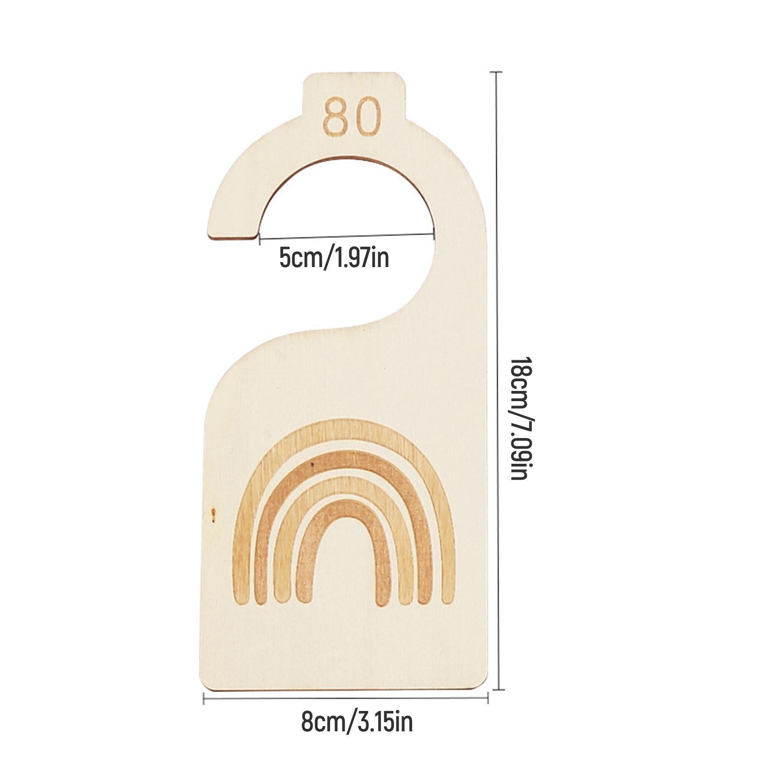 7x Baby Clothes Size Hanger Or - Baby Clothing Hanger Dividers 评论和价格