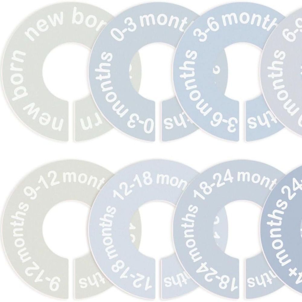 68/9Pcs Organizing Hangers Bab - Baby Clothing Hanger Dividers 评论和价格