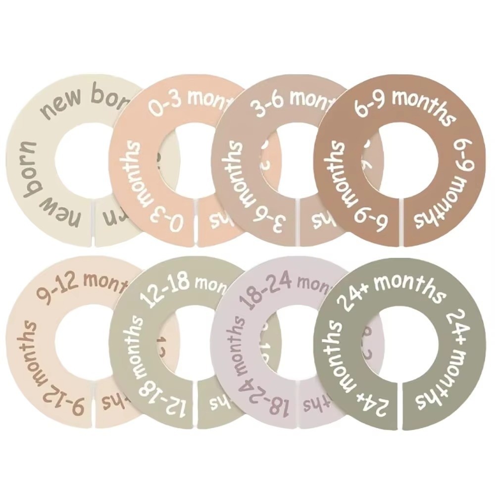 68/9Pcs Organizing Hangers Bab - Baby Clothing Hanger Dividers 评论和价格