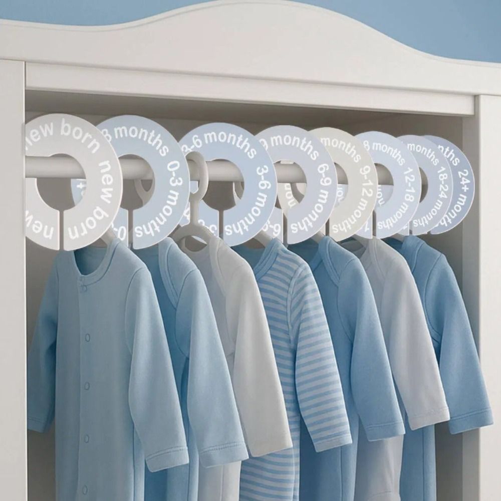 68/9Pcs Organizing Hangers Bab - Baby Clothing Hanger Dividers 评论和价格