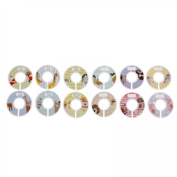 Blank Round Clothing Size Divi - Baby Clothing Hanger Dividers 评论和价格