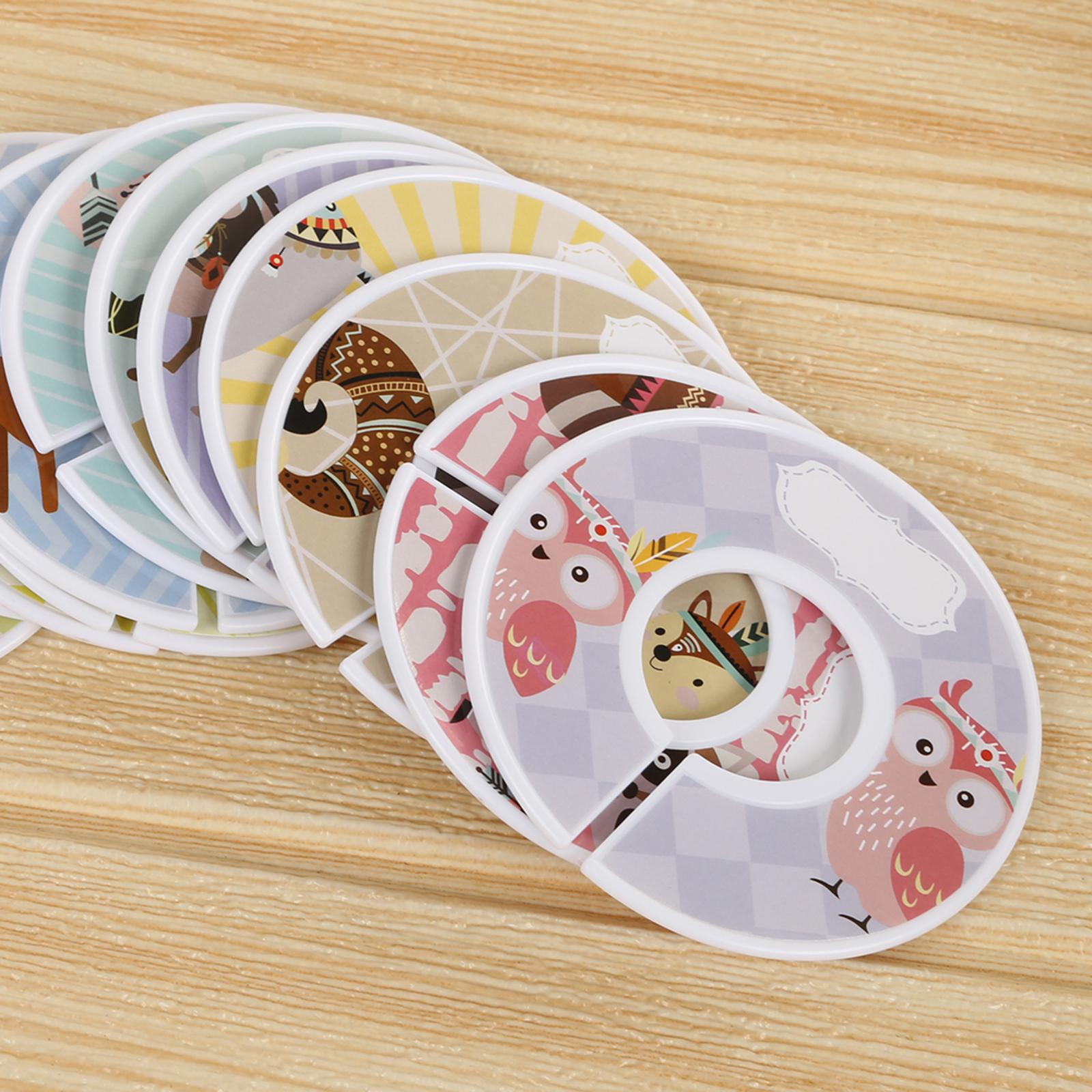 Blank Round Clothing Size Divi - Baby Clothing Hanger Dividers 评论和价格