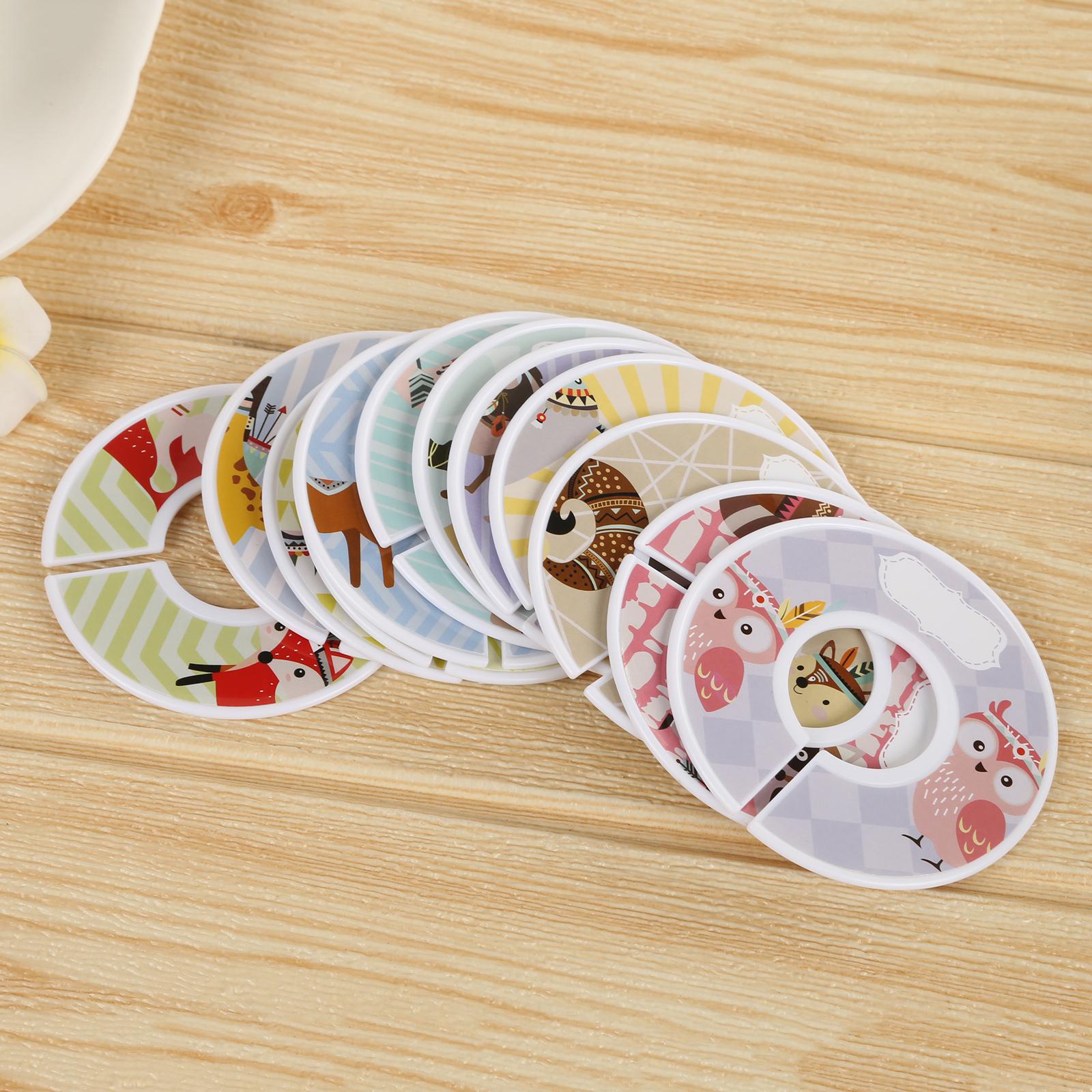 Blank Round Clothing Size Divi - Baby Clothing Hanger Dividers 评论和价格