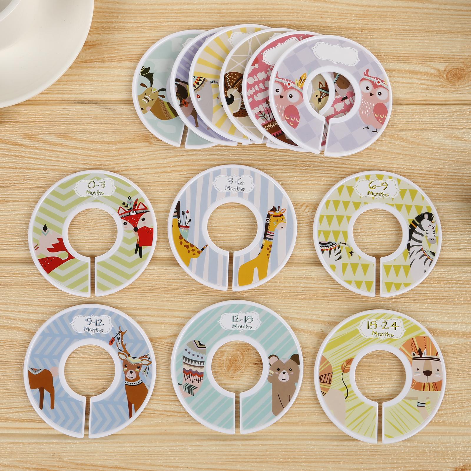 Blank Round Clothing Size Divi - Baby Clothing Hanger Dividers 评论和价格