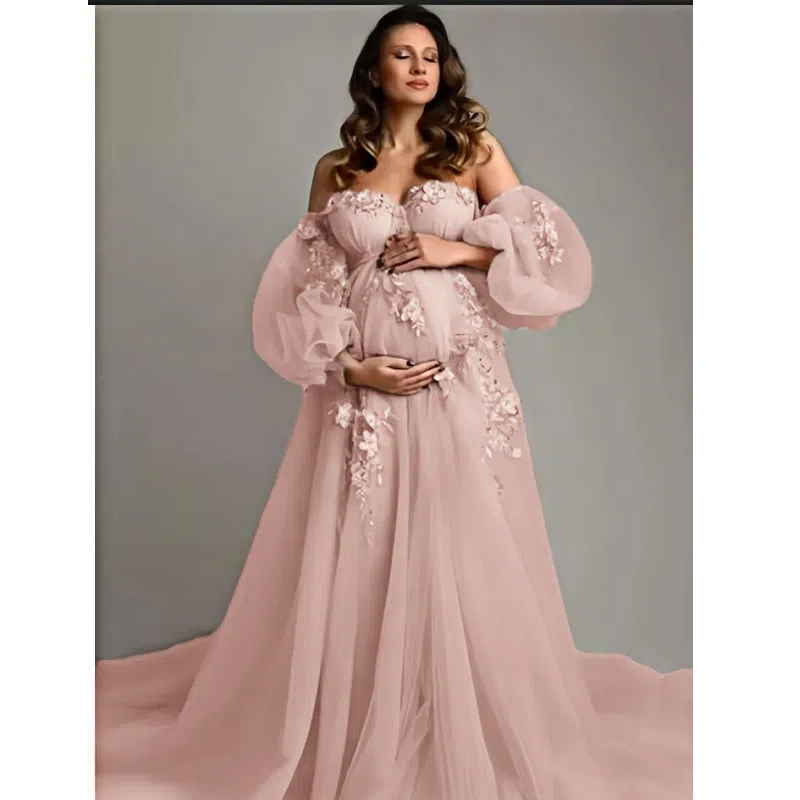 Hand-Finished Maternity Gown - - Baby Clothing Embroidery 评论和价格