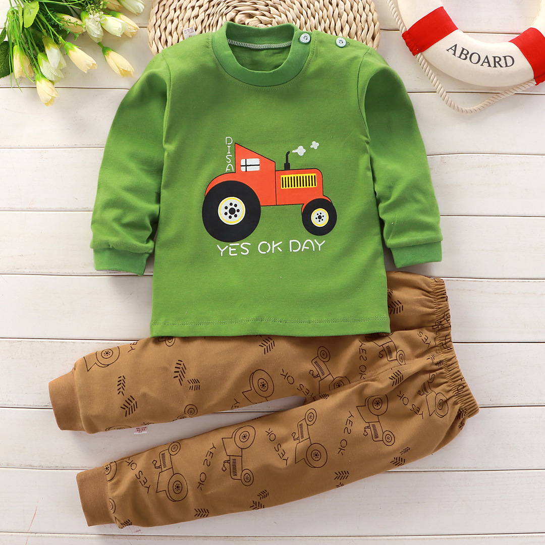 Autumn Sleepwear Pajamas For G - Baby Sleep Suit 评论和价格