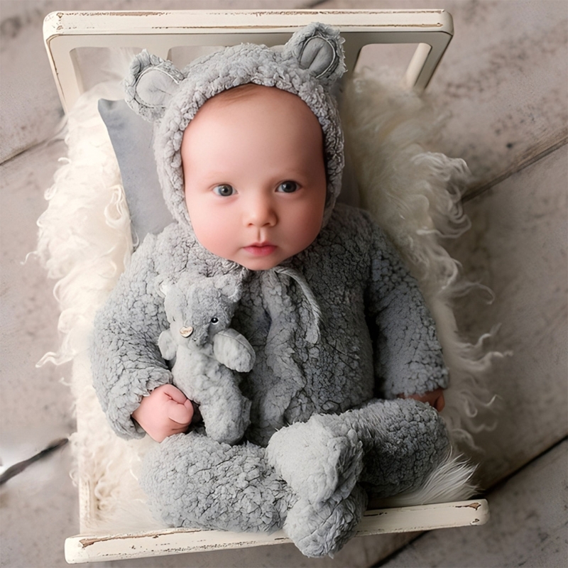 2Pcs Photography Props for Bab - Baby Clothing Newborn 评论和价格