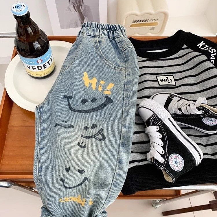 Baby Boys Loose Fit Cotton Gra - Baby Clothing Drawing 评论和价格