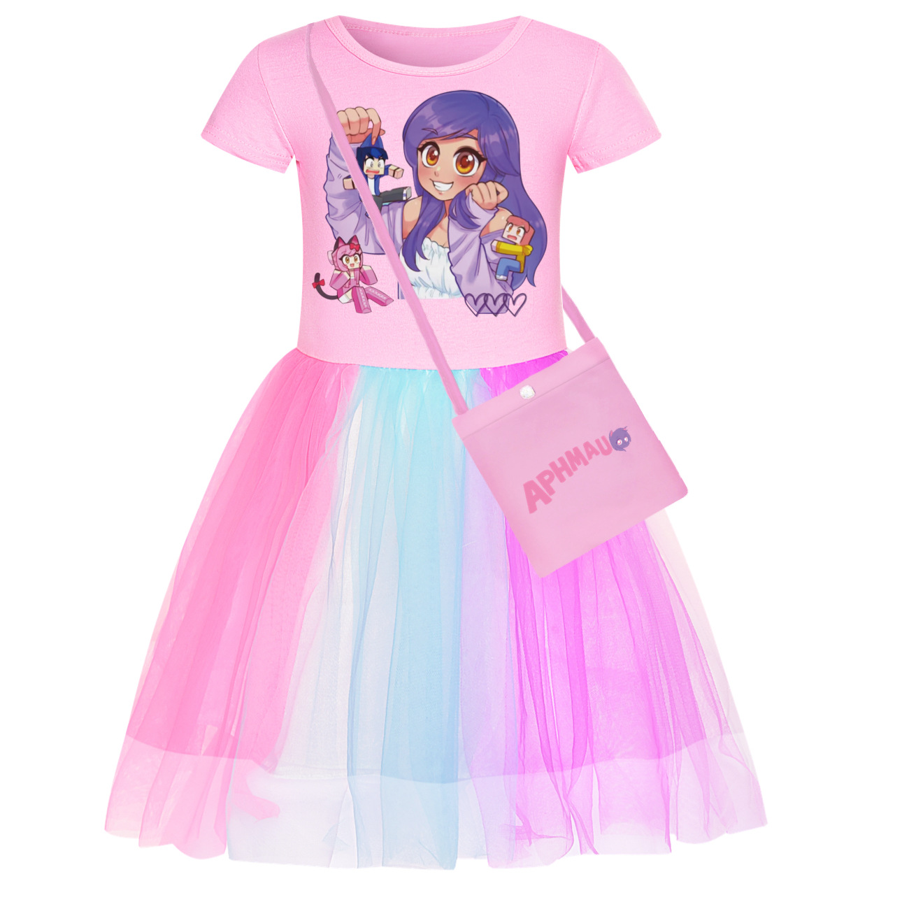 Aphmau Dress Kids Cute Short S - Baby Clothing Line 评论和价格