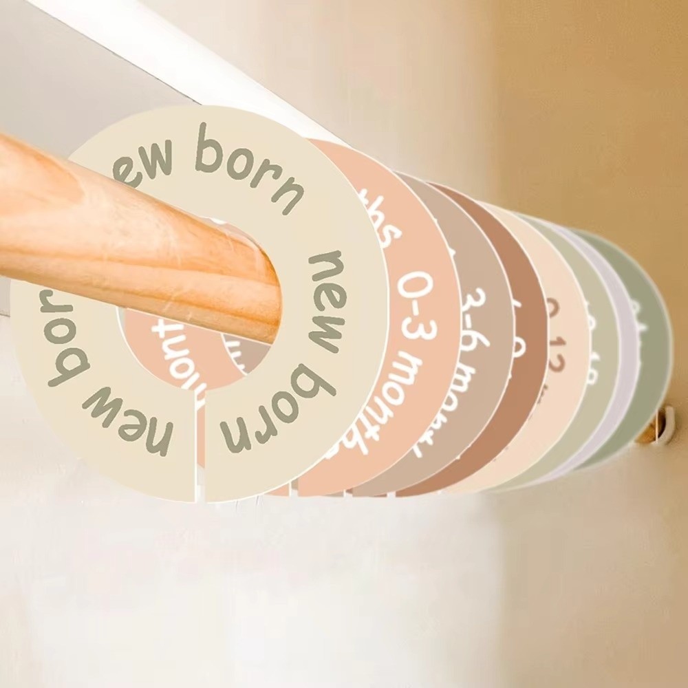 68/9Pcs Organizing Hangers Bab - Baby Clothing Hanger Dividers 评论和价格