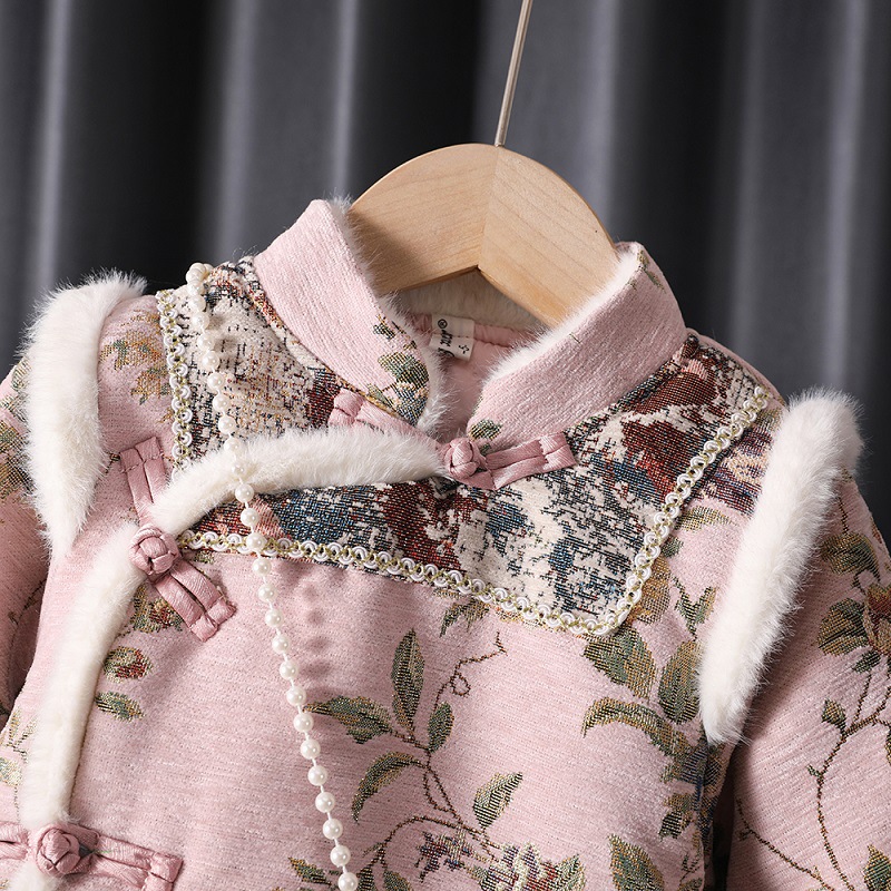 Winter Baby Girls Hanfu Kids P - Baby Clothing Embroidery 评论和价格