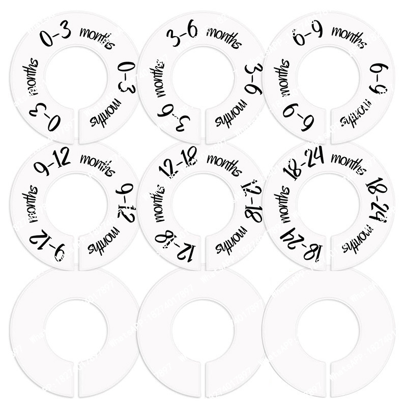 100pcs Multi Size Baby Kids Cl - Baby Clothing Hanger Dividers 评论和价格