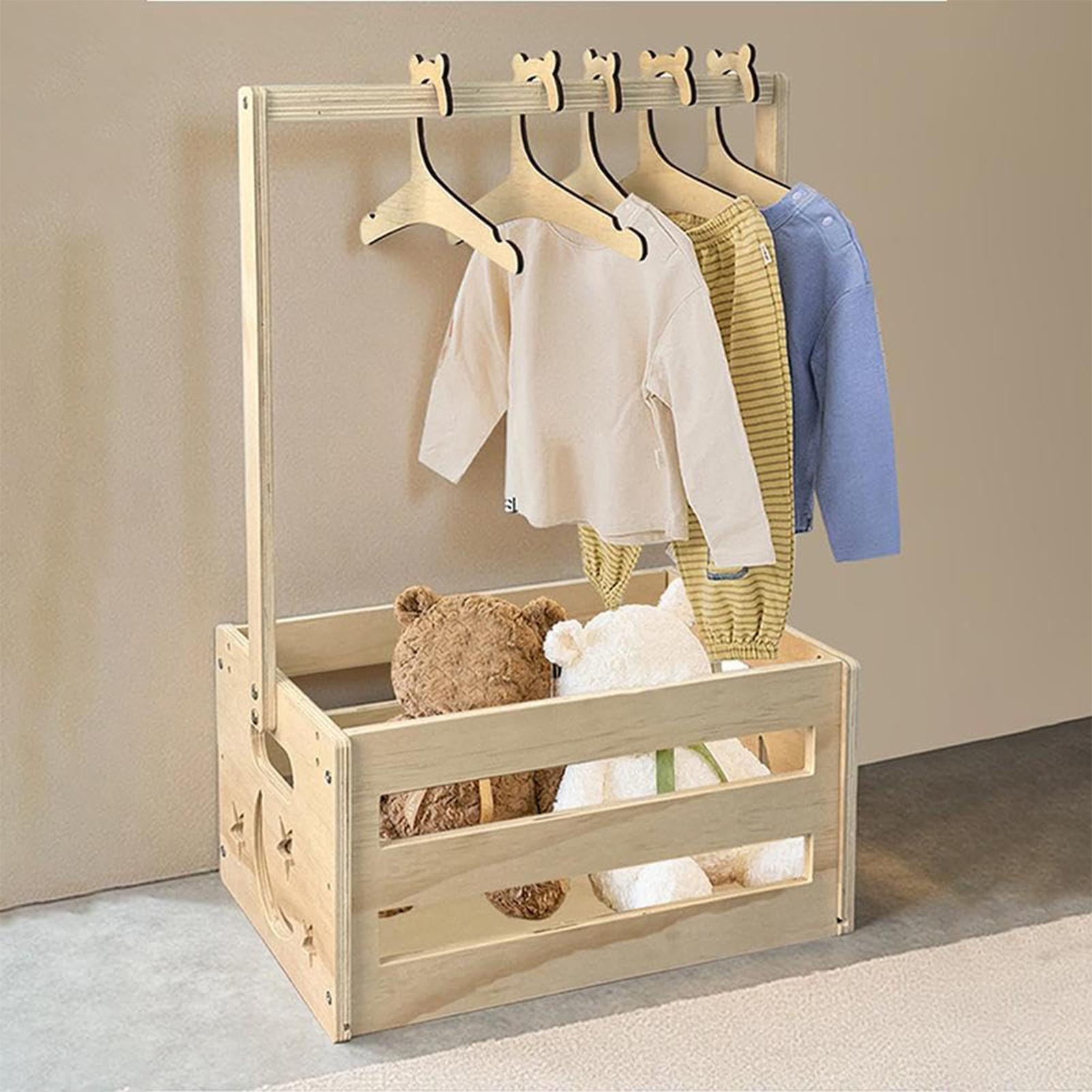 Baby Clothes Storage Box With  - Baby Clothing Rack For Baby Shower 评论和价格
