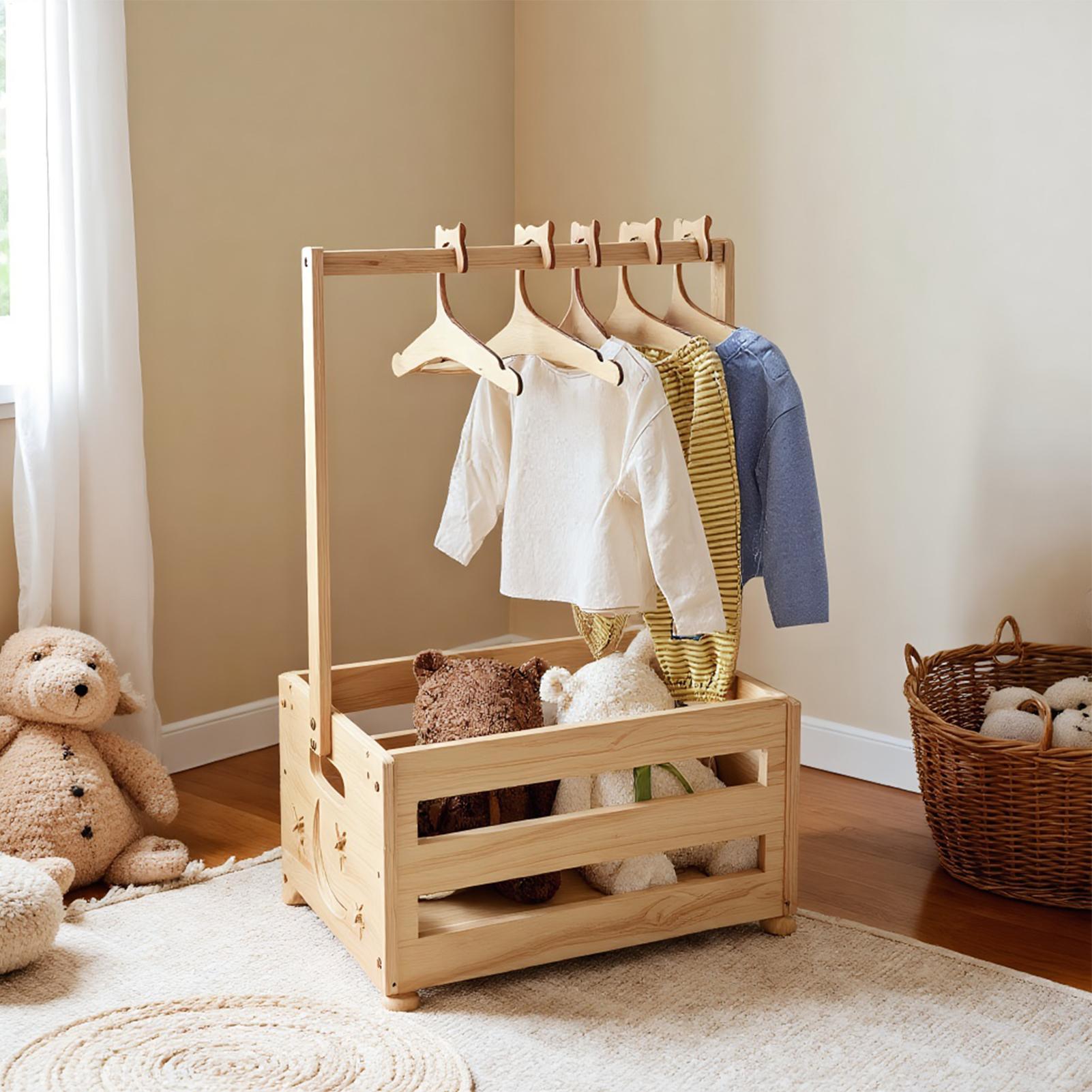 Baby Clothes Storage Box With  - Baby Clothing Rack For Baby Shower 评论和价格