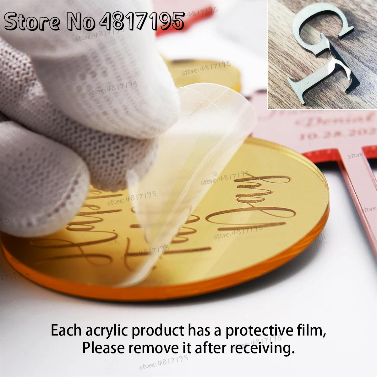 20/50/100Pcs Custom Wedding Na - Baby Clothing Names 评论和价格