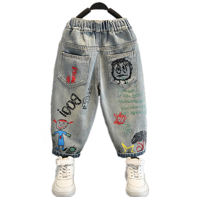 Baby Boy Jeans For Children Ch - Baby Clothing Drawing 评论和价格