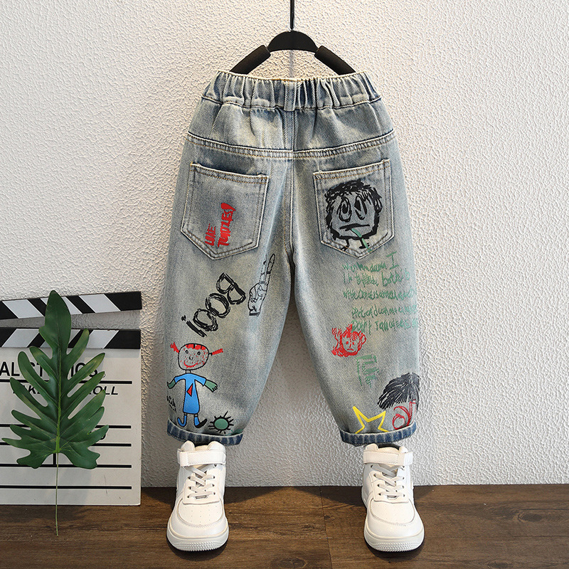 Baby Boy Jeans For Children Ch - Baby Clothing Drawing 评论和价格