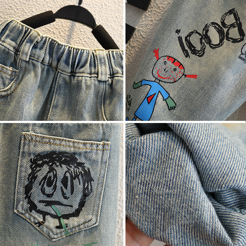 Baby Boy Jeans For Children Ch - Baby Clothing Drawing 评论和价格
