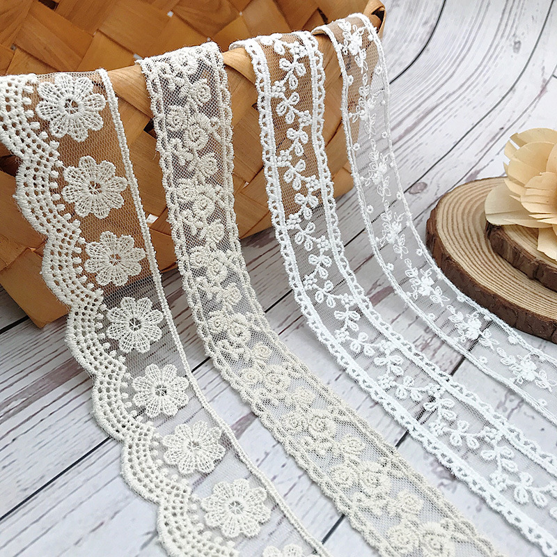 3Yards/Lot Embroidery White Be - Baby Clothing Embroidery 评论和价格