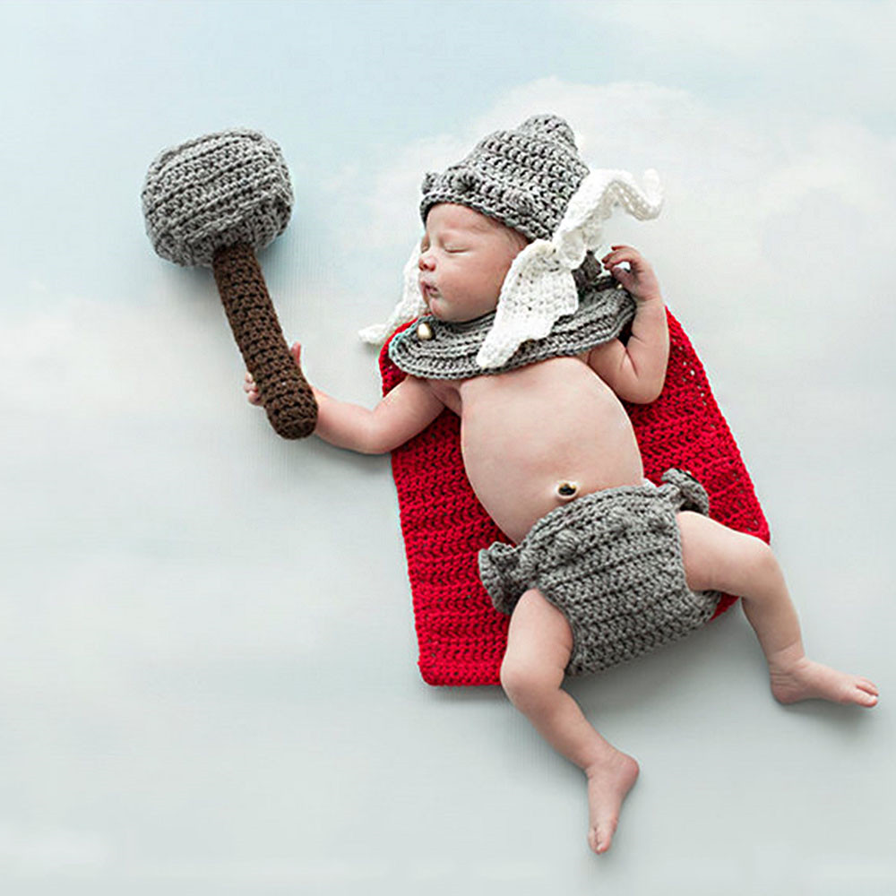 Newborn Photography Props Thor - Baby Clothing Newborn 评论和价格