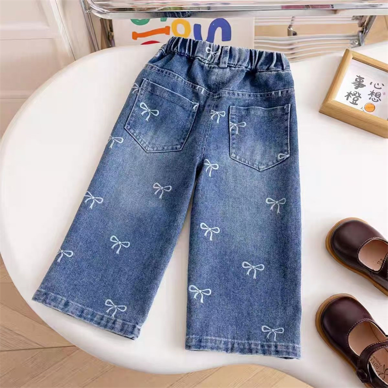 Girls Spring Autumn Jeans New  - Baby Clothing Drawing 评论和价格