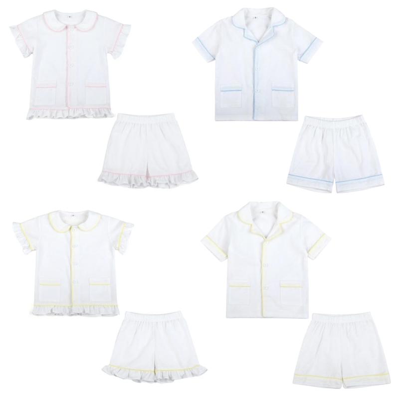 Spring Summer Children Pajamas - Baby Sleep Suit 评论和价格